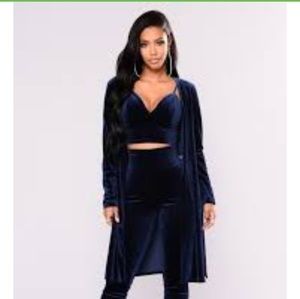 More the merrier navy blue set